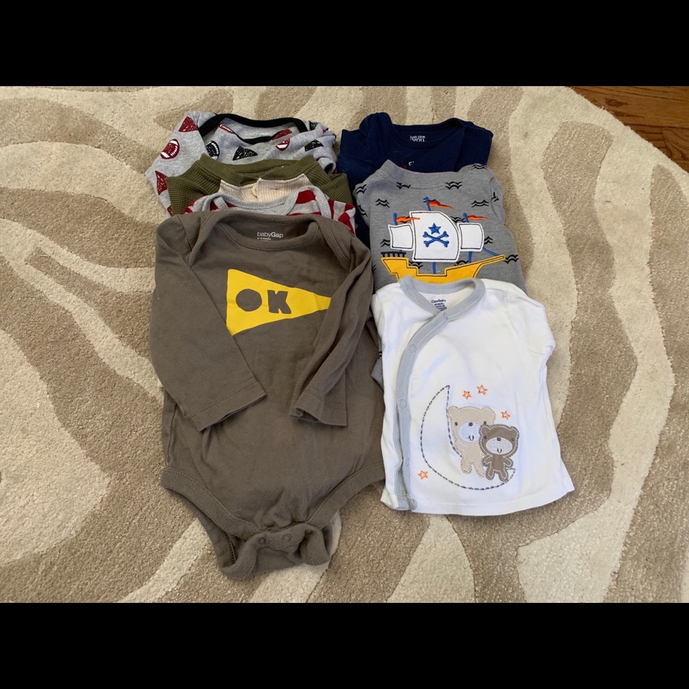 7 long sleeve onesie